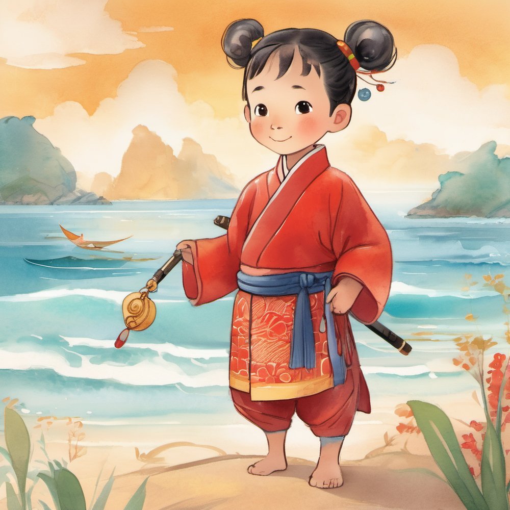 Nezha — Bilingual Chinese-English Picture Book