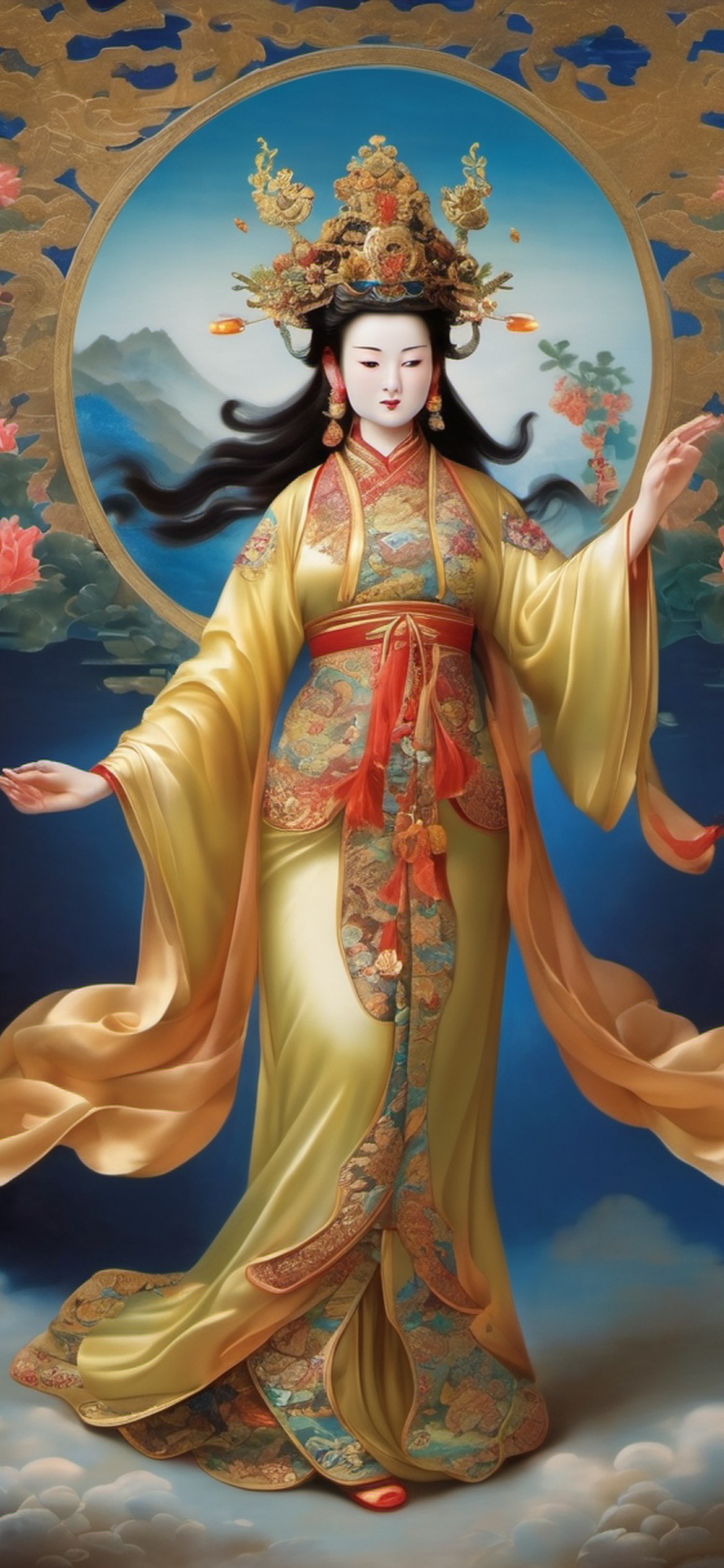 Lightning Goddess Dian Mu Wallpaper