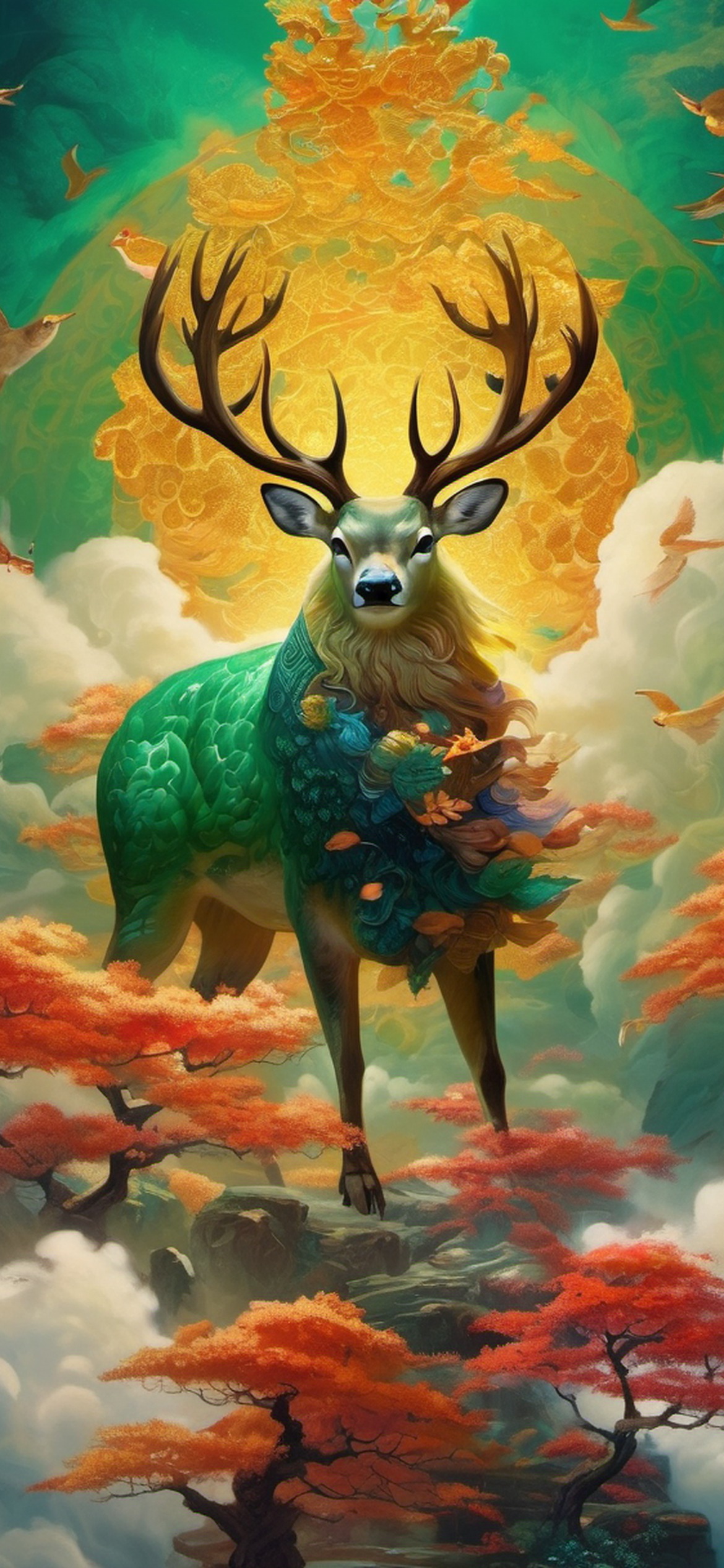 Qilin the Benevolent Beast Wallpaper