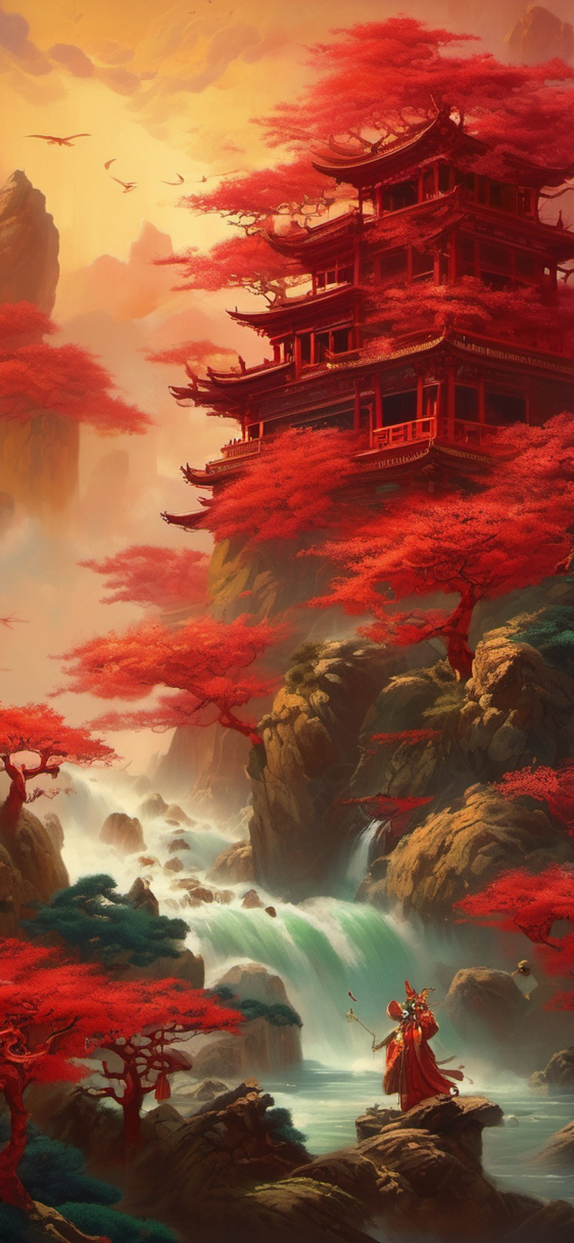 South Sea Dragon King Ao Qin Wallpaper