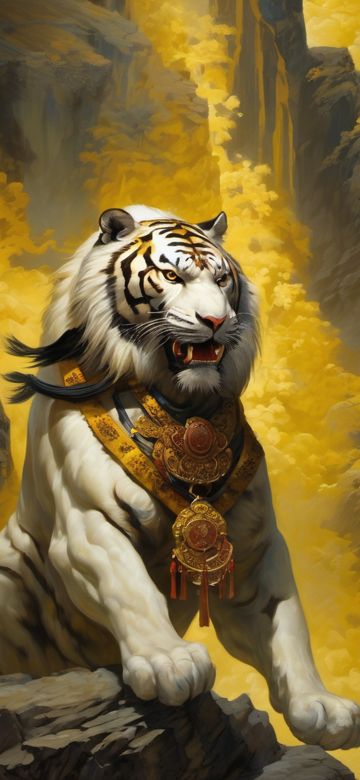 White Tiger God Wallpaper