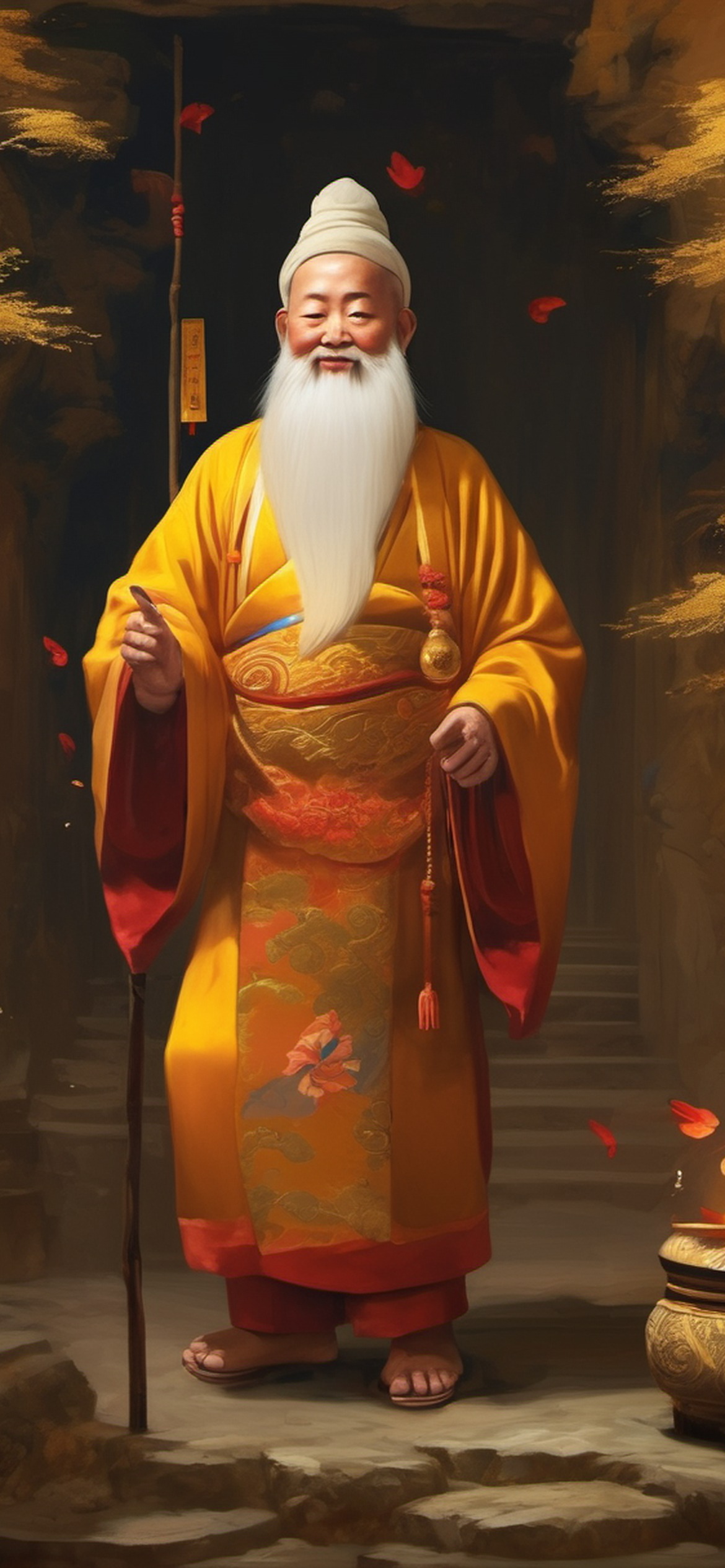 Earth God Tu Di Gong Wallpaper