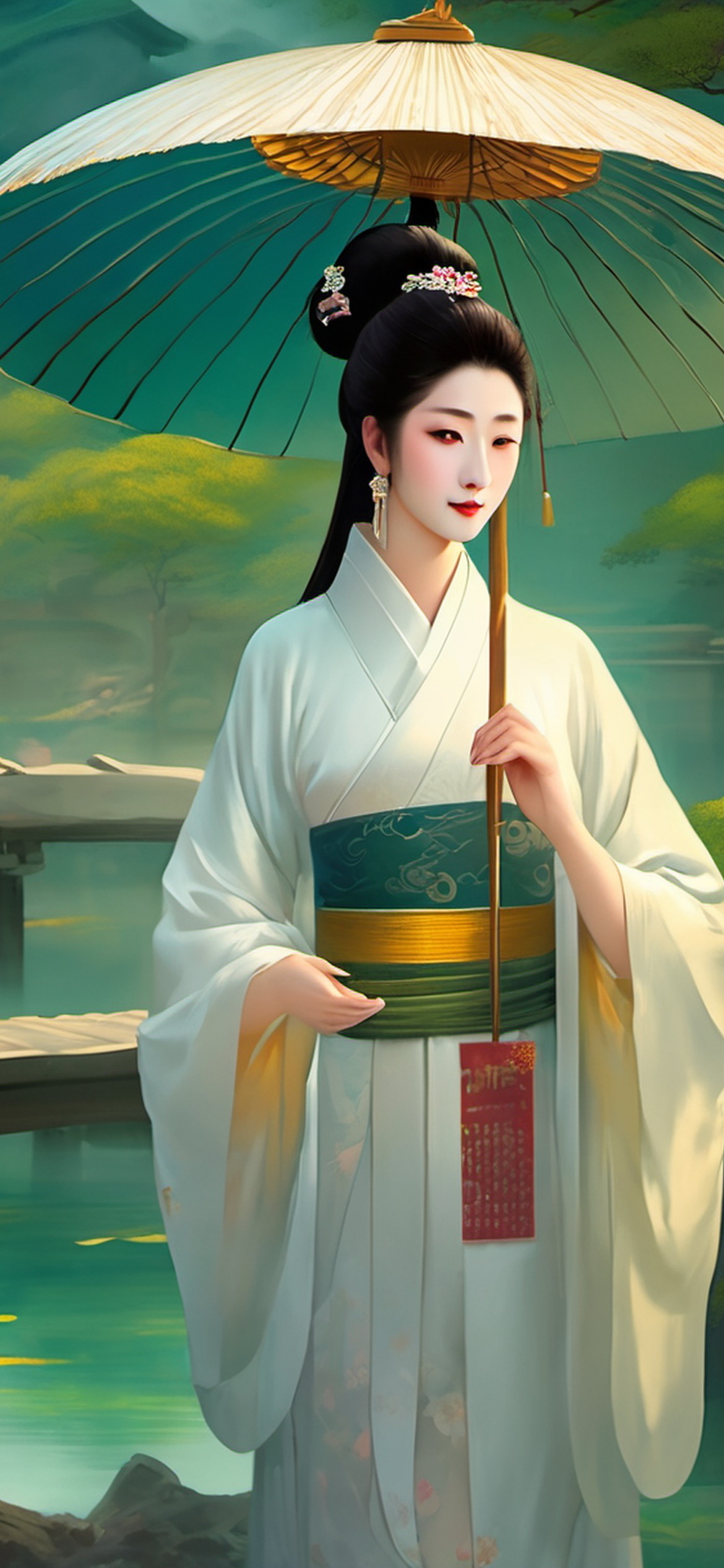 Lady White Snake Wallpaper