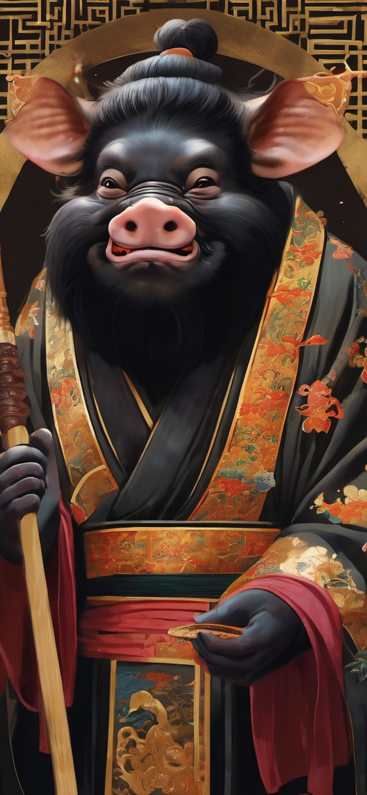 Zhu Bajie the Pig Wallpaper