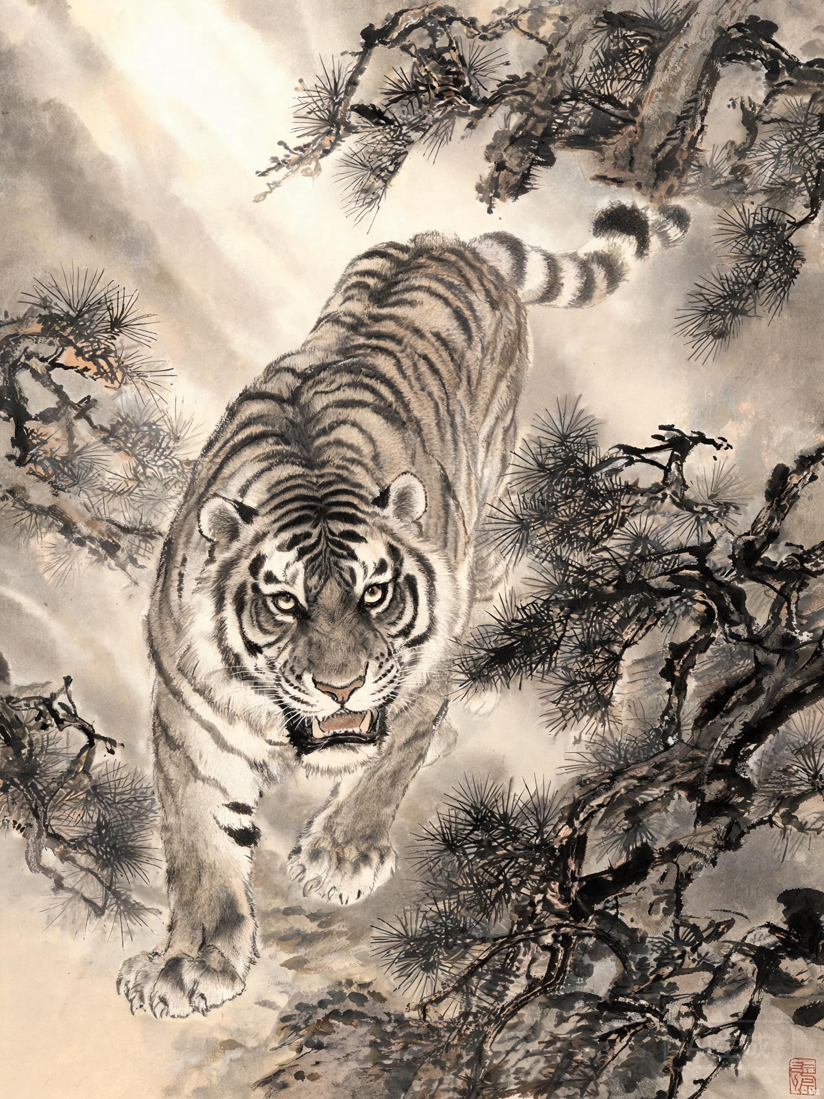 The White Tiger, guardian of the West